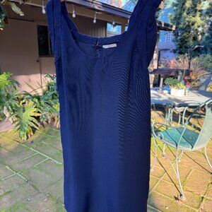 Bottega Veneta  black wool blend Scoop Neck Mini Dress S IT 40